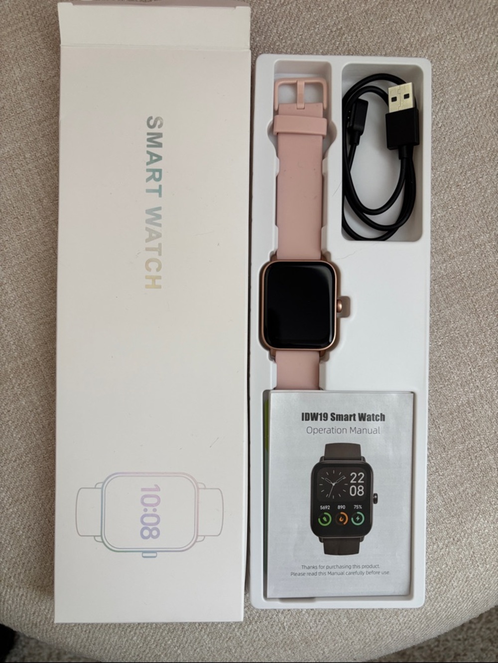 IDW19 Brand New Smart Watch with Silicone Band